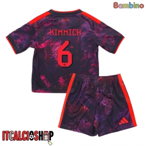 Bayern Munich Joshua Kimmich #6 Terza Maglia Bambino 2026-27 Manica Corta (+ Pantaloni corti)